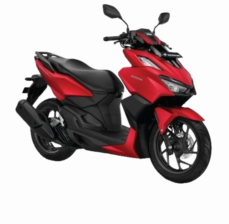 Hình ảnh xe Vario đen nhám nhập khẩu góc nhìn thể thao mạnh mẽ